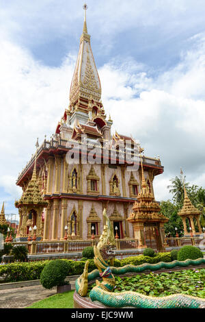 Wat Chalong Phuket en Thaïlande Banque D'Images