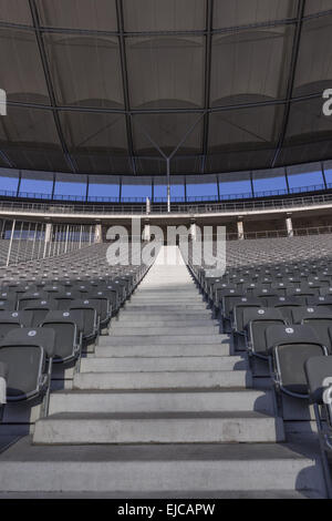 Escaliers du stade Banque D'Images