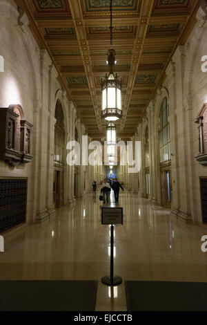 Hall, la New York Life Insurance Building, Madison Avenue, Manhattan, New York, USA Banque D'Images