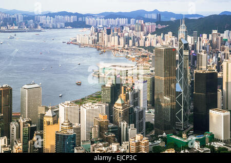 Le port Victoria de Hong Kong Banque D'Images