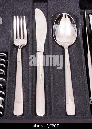 Coutellerie coutellerie avec de nouvelles Banque D'Images