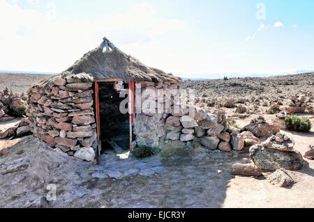 Protection au Mirador de los Andes Pérou Banque D'Images