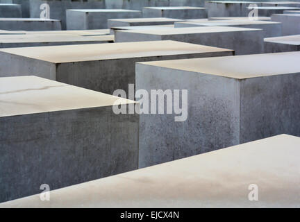 Holocaust Memorial à Berlin Banque D'Images