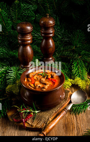 Boeuf Stroganoff Banque D'Images