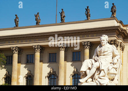 L'Université Humboldt de Berlin Allemagne Banque D'Images