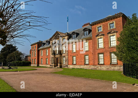 Dunham Massey Hall, Altrincham, Cheshire. Le Grand Manchester. Ancien siège du seigneur de Stamford. Banque D'Images