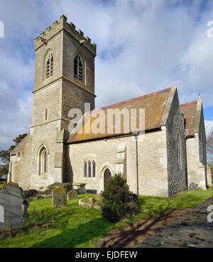 L'église St Laurence, Longney Berkeley Vale, Gloucestershire Banque D'Images