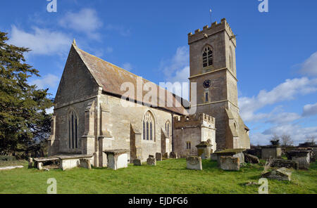 L'église St Laurence, Longney, Berkeley Vale, Gloucestershire Banque D'Images