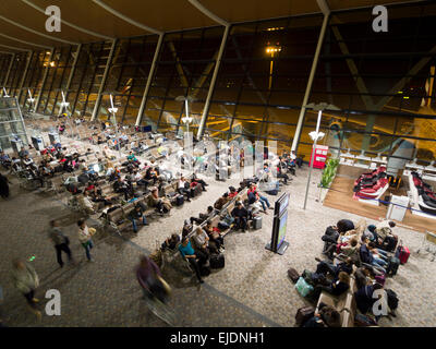 L'aéroport international de Pudong à Shanghai, Chine Banque D'Images