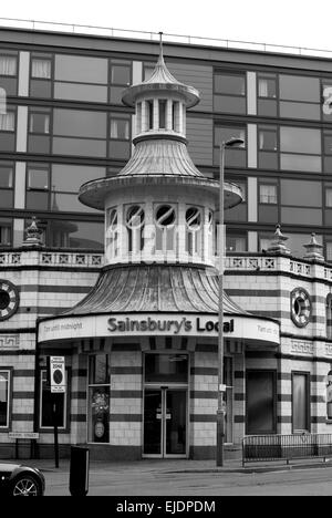 Image documentaire du Sheffield montrant l'ancien Lansdowne Photo Palace, London Road, Sheffield S2. Banque D'Images