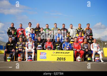 Donington Park, Royaume-Uni. 24Th Mar, 2015. La Journée des médias. La ligne pilote 2015 : Crédit d'Action Plus Sports/Alamy Live News Banque D'Images