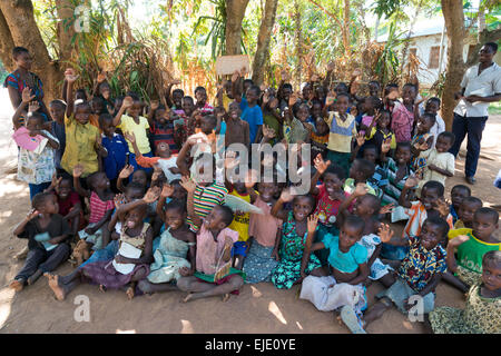 Ukara island. Le lac Victoria. La Tanzanie. Banque D'Images