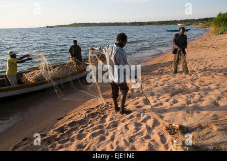 Ukara island. Le lac Victoria. La Tanzanie. Banque D'Images