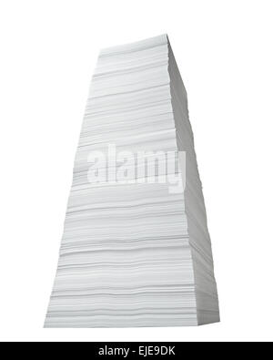 Document de la pile de papier Banque D'Images