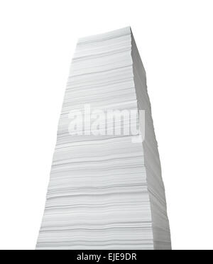 Document de la pile de papier Banque D'Images