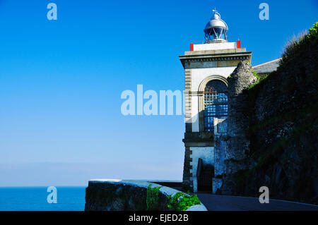 Luarca est la principale ville dans la municipalité de Valdés dans les Asturies, Espagne Banque D'Images