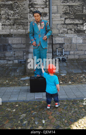 Statue vivante, Thorn Limbourg Pays-Bas Banque D'Images