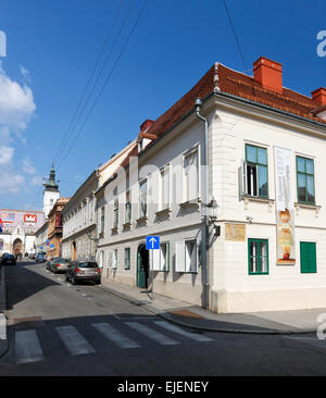 Zagreb, Musée de relations brisées. Haut de la ville de Zagreb, Croatie. Banque D'Images