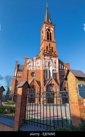 Cathédrale Catholique pour Antoine de Padoue sur la ville Pastavy. 20 mars 2015 année. Banque D'Images