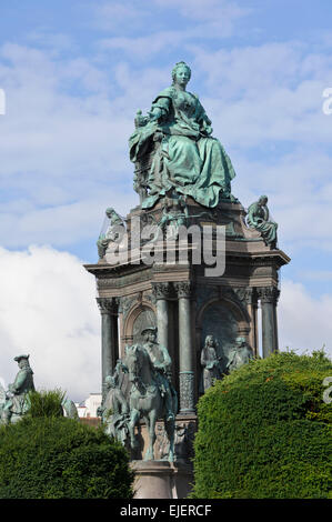 L'impératrice autrichienne Marie-thérèse statue à Vienne, Autriche. Banque D'Images