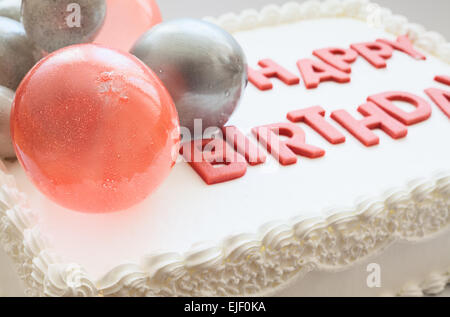 Joyeux Anniversaire Lettres Avec Des Ballons Photo Stock Alamy