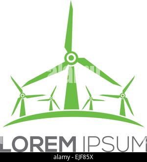 L'énergie renouvelable Vector Illustration de Vecteur