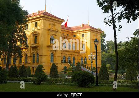 Palais présidentiel, Hanoi, Vietnam Banque D'Images