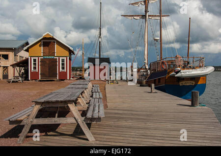 Musée maritime d'Åland dans la région de la mer Baltique, Mariehamn Banque D'Images