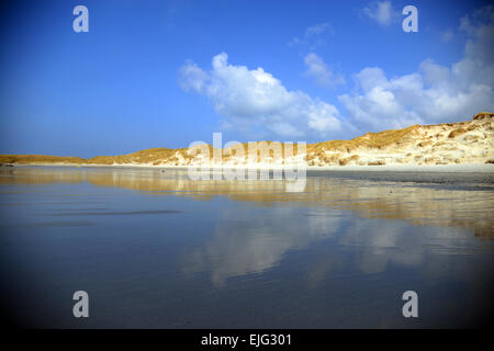 Le Labyrinthe Beach sur la côte ouest de l'île écossaise de Tyree. Banque D'Images