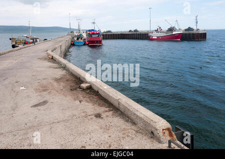 Le petit port de pêche de Tingwall sur Mainland Orkney. Banque D'Images