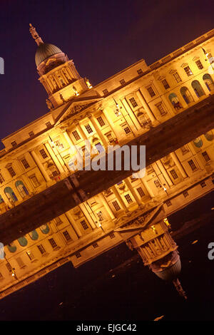 Le Custom House, Dublin, Irlande Banque D'Images