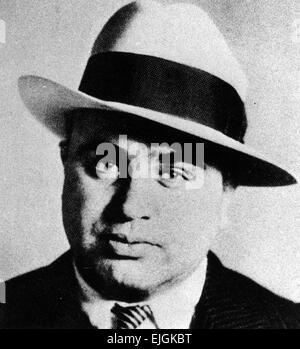 AL CAPONe (1899-1947) American Gangster Banque D'Images