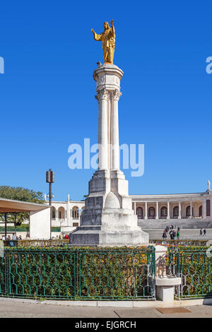 Sanctuaire de Fatima, au Portugal. Monument du Sacré-Cœur de Jésus. Banque D'Images