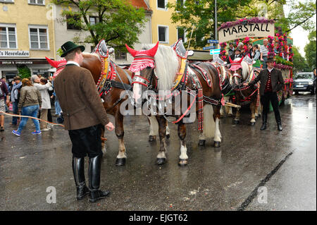 Lancement officiel de l'Oktoberfest 2014 (Wiesn) comprend : Marstall Festzug Où : Munich, Allemagne Quand : 20 mai 2014 Banque D'Images