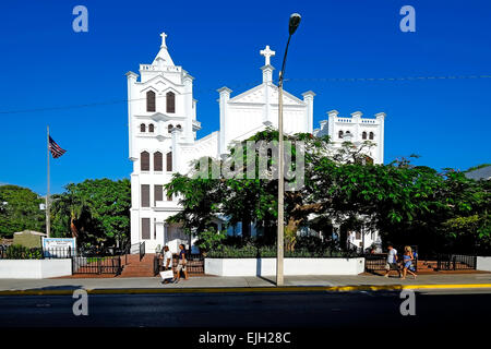 Episcopel St. Paul's Church Key West FL Floride destination pour l'ouest de Tampa Crusie Caraïbes Banque D'Images