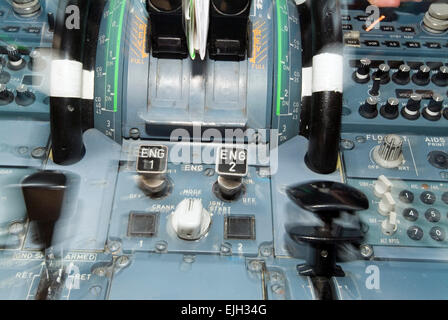 Instruments de pilotage Avion Germanwings dans Airbus 320 Banque D'Images