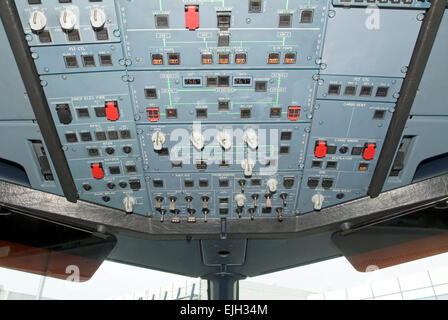 Instruments de pilotage Avion Germanwings dans Airbus 320 Banque D'Images