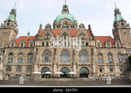 Nouvelle Mairie, Basse-Saxe, Hannover, Allemagne Banque D'Images