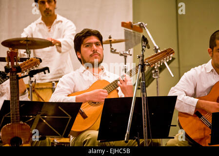 Concert de musique classique et folklorique chilien à Viña del Mar, Chili Banque D'Images