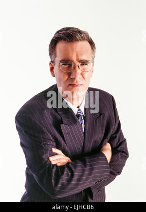 LOS ANGELES, CA - le 15 février : Keith Olbermann pose pour un portrait dans la région de Los Angeles, Californie le 15 février 1999. Banque D'Images