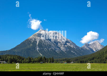 Hohe Munde, Leutasch, dans le Tyrol, Alpes, Autriche Banque D'Images