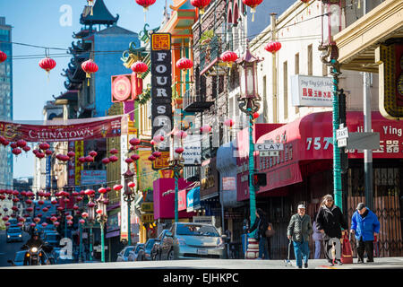 China Town, San Francisco, California, USA Banque D'Images