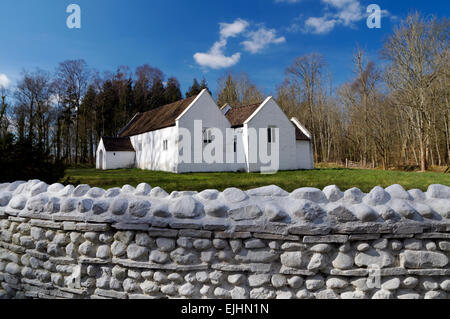 Église Llandeilo Tal y Bont, Musée national d'histoire de St Fagans/Amgueddfa Werin Cymru, Cardiff, Galles du Sud, Royaume-Uni. Banque D'Images