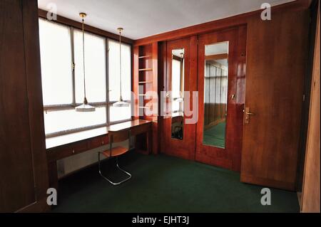 Les gens peuvent visiter le célèbre maison Brummel de Pilsen à partir d'avril. Le Brummel House, dont l'intérieur a été conçu par l'architecte autrichien Adolf Loos et tchécoslovaque, est photographié à Pilsen, République tchèque, le 27 mars 2015. (Photo/CTK Pavel Nemecek) Banque D'Images