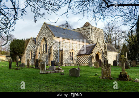 St Thomas Becket une église paroissiale, Tilshead, Wiltshire. Banque D'Images