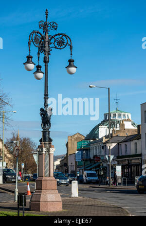 Gordon's Lamp à Montpellier Cheltenham est nommé d'après le Général George Gordon, qui avait été tué à Khartoum, au Soudan, en 1885 Banque D'Images