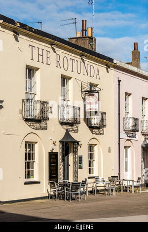 La Rotonde pub à Cheltenham est nommé d'après Montpellier rotonde, un bâtiment classé et spa eau eau potable Lieu Banque D'Images