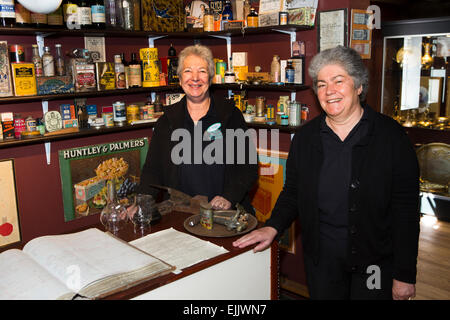 Malouines, Port Stanley, historique, Musée de l'Arsenal, Tooie Goodman et Eileen Davies Banque D'Images