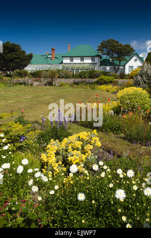 Malouines, Port Stanley, la Résidence du gouverneur à domicile de Falkand Islands Banque D'Images