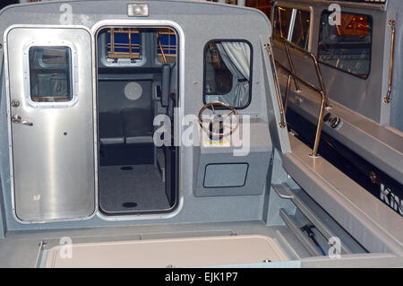 Boat, volant, planche de bord, pont Banque D'Images